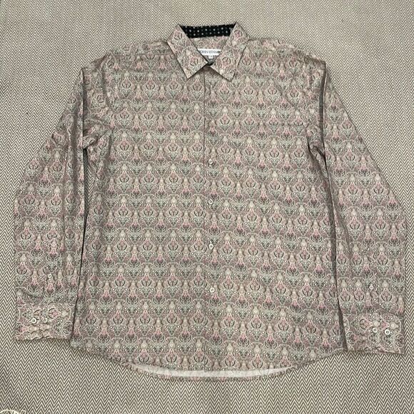 John Lennon Mens Size Large Button Down Long Sleeve Shirt Size L - Picture 1 of 4